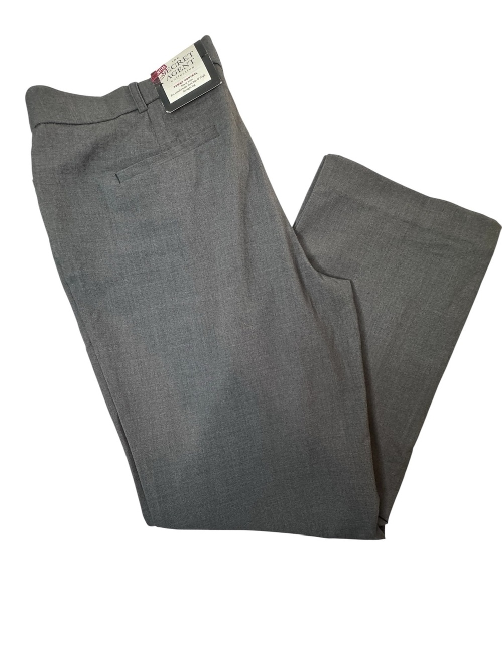 NWT Roz & Ali Petite Charcoal Gray Dress Pants